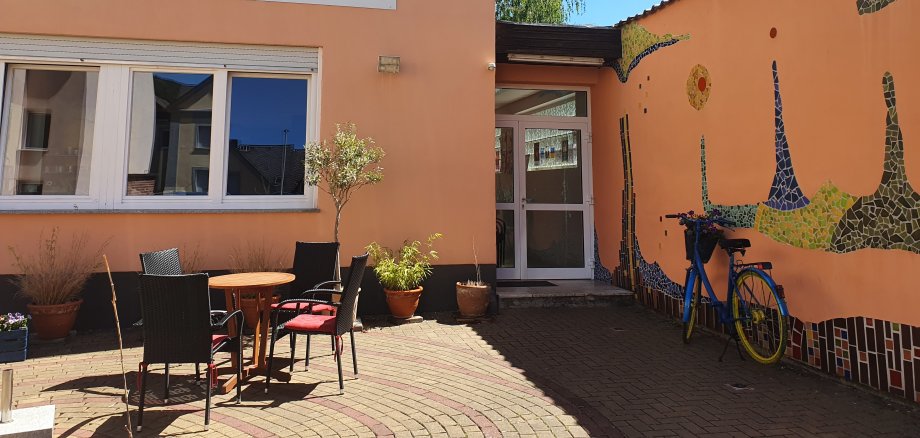 Hof des Jugendkulturzentrums Lahnstein