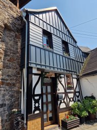 Hintermauergasse Blick auf ein Haus in der Hintermauergasse