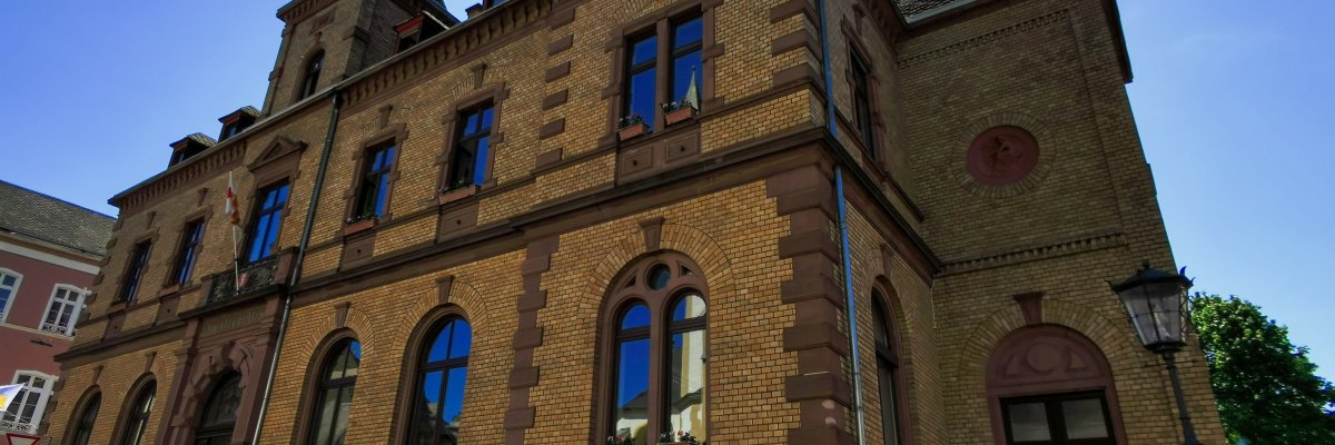 Blick auf das Rathaus in Oberlahnstein 