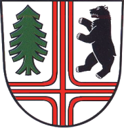 Wappen von der Partnerstadt Hermsdorf 