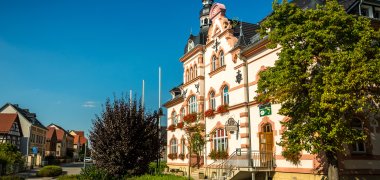 Hermsdorf Blick auf ein Gebäude in Hermsdorf