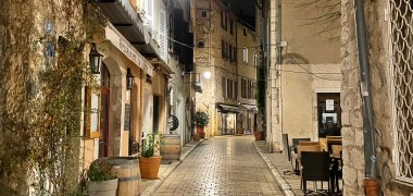 Vence Foto von einer Gasse in der Partnerstadt Vence