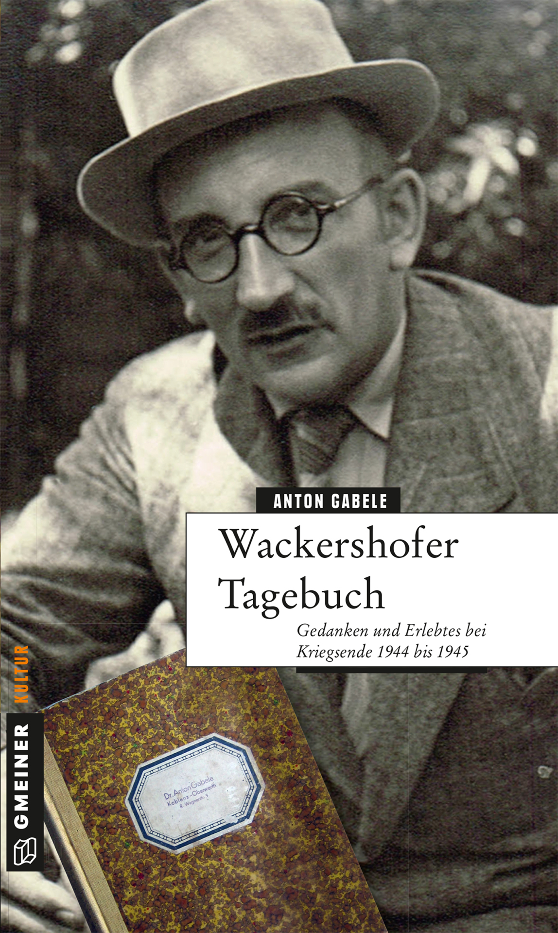 Cover des Buches "Wackershofer Tagebucht" mit Portrait des Autoren