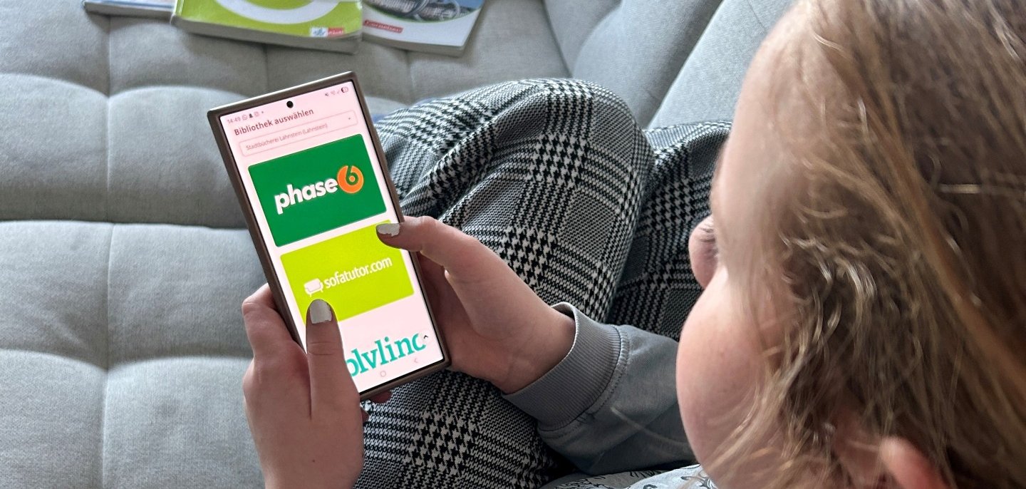 Stadtbücherei bietet Zugang zu vier Apps.