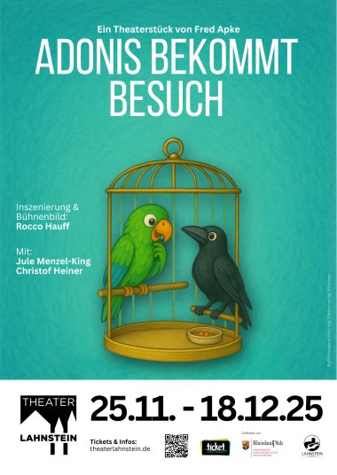 Plakat A3 Adonis bekommt Besuch Theaterstück Plakat A3 Adonis bekommt Besuch Theaterstück
