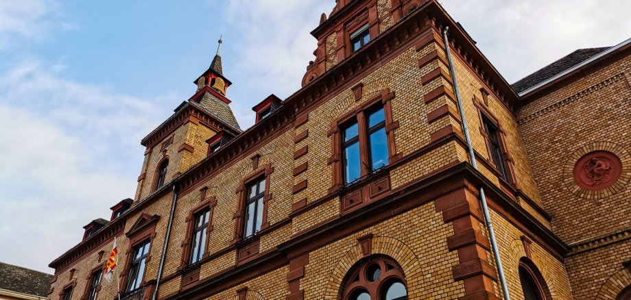 Blick auf das Rathaus der Stadt Lahnstein 