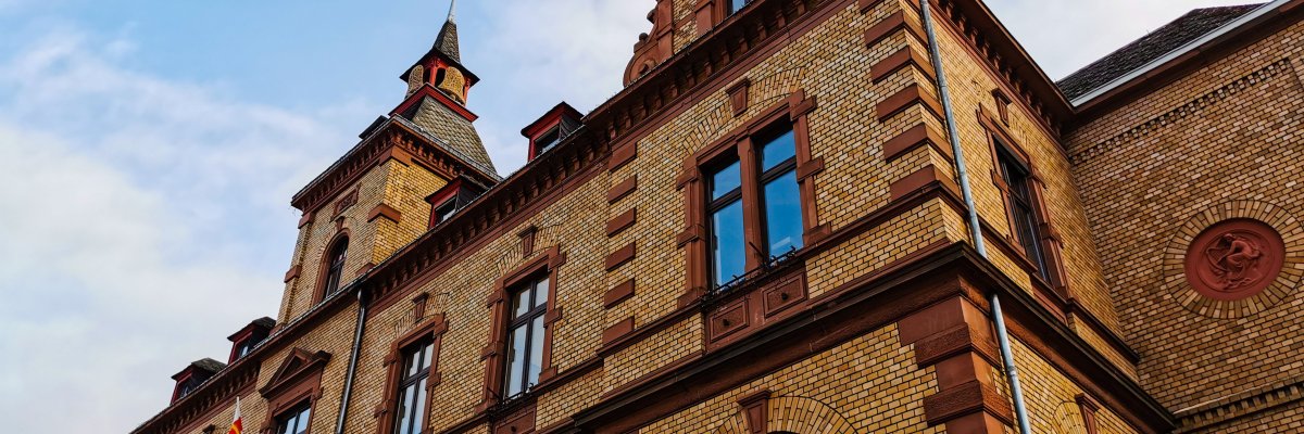 Blick auf das Rathaus der Stadt Lahnstein 