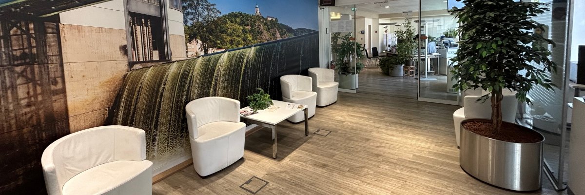 Service Center Lahnstein Wartebereich des Service Center Lahnstein